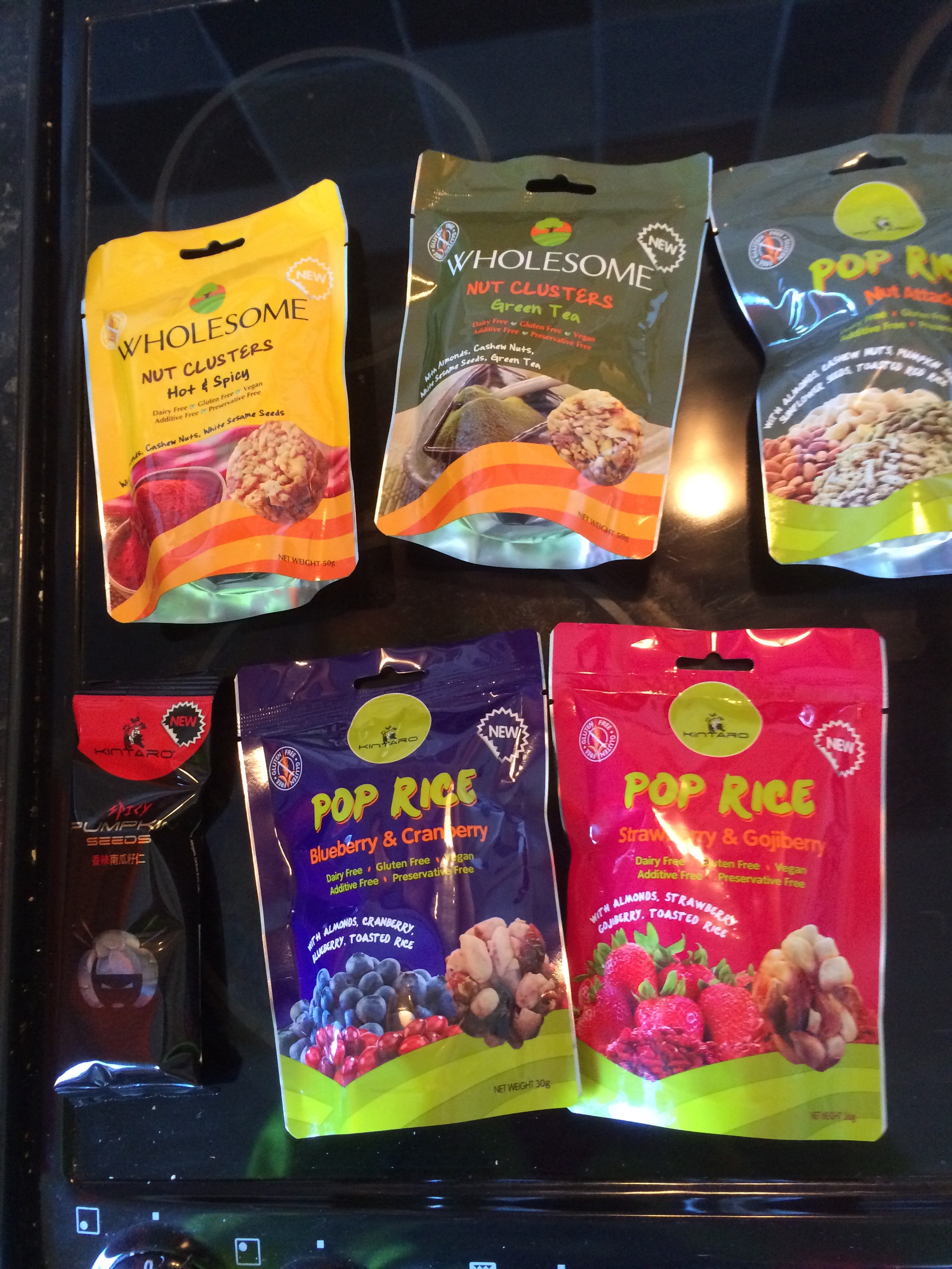 Kintaro Pop Rice Clusters & Nut Clusters Kintaro Pop Rice Clusters & Nut Clusters